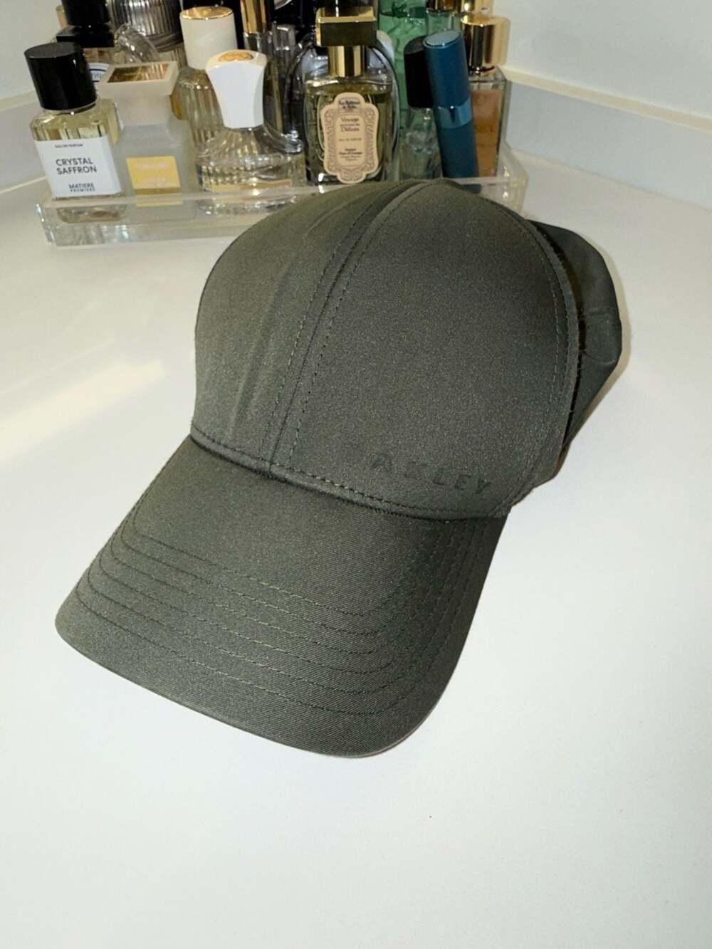 Oakley Men's Twill Hat Baseball Cap in Dark Brush Olive